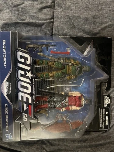 Hasbro G.I. Joe 50th Anniversary Blowtorch Croc Master Action Figure Military