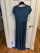 Seraphine Maternity Teal Maxi Dress Size 6