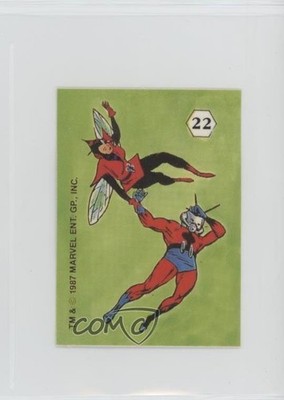 1987 Marvel Universe Stickers III: Marvel's Magic Moments The Wasp Ant-Man 2pv