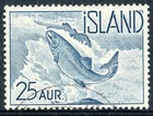 ICELAND 1960 SOCKEYE SALMON #323 USED !! V189