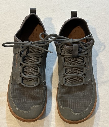 Astral Loyak AC Water Shoes Men’s 9 Gray Gum Sole Kayak Zero Drop EGS23U1