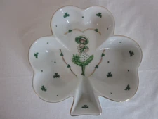 1992 Lefton Shamrock Trinket Dish
