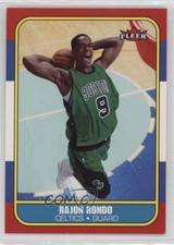 2006-07 Fleer 1986-87 Fleer Design Rajon Rondo #107 8sr