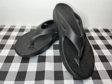 OOFOS Original Flip Flop Men’s 7 Women’s 9 Sandals Comfort Recovery Shoes Black