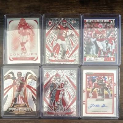 KC Chiefs Jaden Hicks auto Patrick Mahomes Travis  Kelce Worthy Hopkins Pacheco 