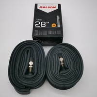 Ralson 2X Schlauch 28 Zoll |700X28/45C Dunlop- | Fahrrad- | Blitz | Dv-Ventil |