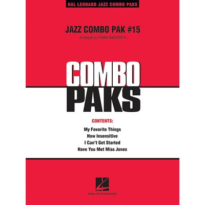 Jazz Combo Pak #15 (with audio download) Jazz Band Level 3 by Frank Mantooth