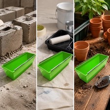 12? Drywall Mud Tapered Sides Heavy Duty Drywall Masonry Tool Tray Bucket for