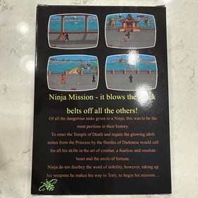 Atari Jaguar Ninja Mission Cartridge Complete CIB Authentic