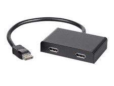 Monoprice 2-Port DisplayPort 1.2 to DisplayPort Multi-Stream Transport (MST)