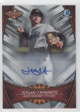 2019 Bowman Chrome 2018 AFL Fall Stars 109/150 Jordan Yamamoto #AFL-JY Auto 2f9