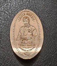 Chuck Norris Walker Texas Ranger, Smashed, Pressed, Elongated Penny