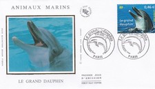 FRANCE 2002 FDC ANIMAUX MARINS YT 3486