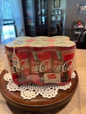 Vintage 1998 Collectible Coca-Cola 6-Pack Tin Container. See description