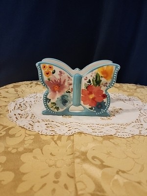 Pioneer Woman Breezy Blossoms Butterfly Napkin Holder