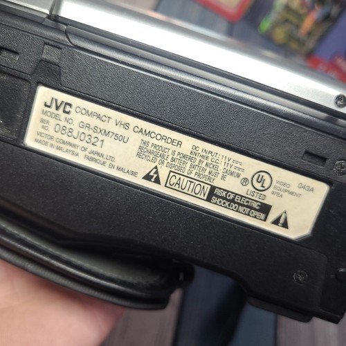 JVC GR-SXM750U Super VHS-C COMPACT VHS Camcorder 600X DIGITAL ZOOM, NO BATTERY - Picture 9 of 10