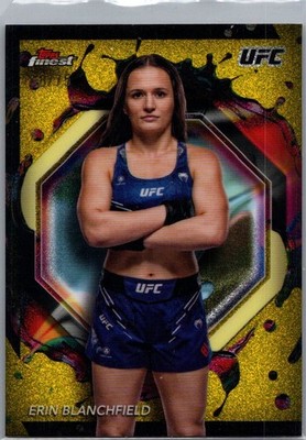 Topps 2024 Finest UFC Erin Blanchfield #90 Serial Numbered 68/75