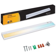 Hardwired Under Cabinet Lighting, 24in 18w Led Light For Kitchen/closet, 1237lm