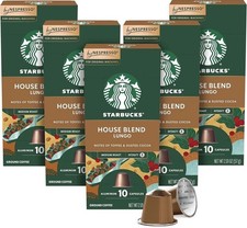 Starbucks Coffee Pods by Nespresso 50 Capsules Single Serve Medium Roast