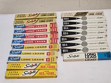 VINTAGE 20 BOXES SCRIPTO LONG PENCIL LEADS; STANDARD DIAMETER