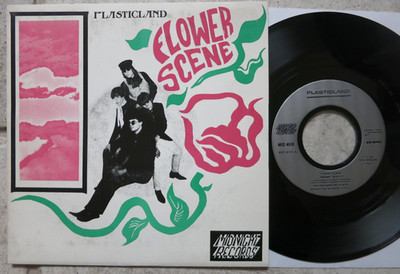 PLASTICLAND    Flower Scene 7'' Single Midnight  MID 4510 Neo Psychedelia  MINT-