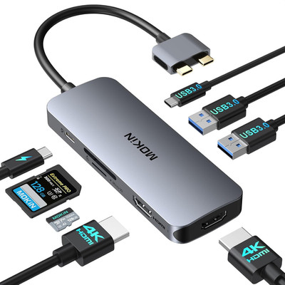 Docking Station for Macbook Pro Air,Usb C Docking Station Dual Monitor,Dual