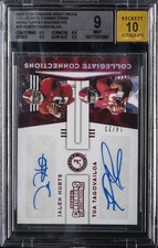2020 PANINI CONTENDERS DRAFT PICKS JALEN HURTS TAGOVAILOA RC /25 BGS 9 AUTO 10
