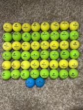 50 Mint Wilson Staff Assorted Color Matte Finish Golf Balls