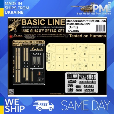 HGW 124806 1/24 Bf109G-5/6 - Basic Line Recommended for Airfix