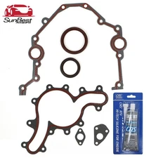 Ford 4.0L SOHC Engine Timing Cover Gasket Set, Front Oil Seal, Water Pump Gasket