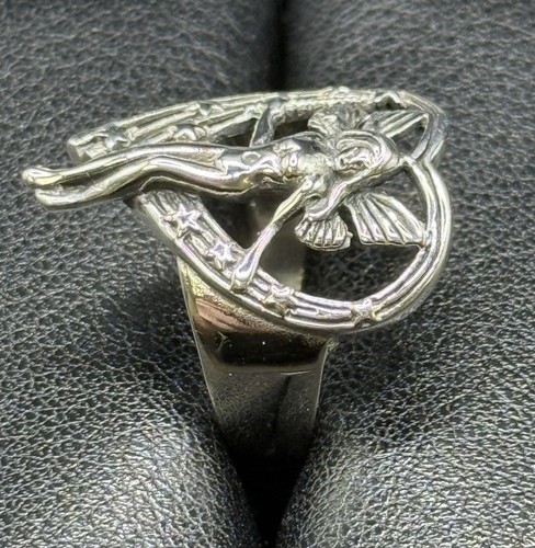 New Condition Sterling Silver Fairy Ring Size 7.00 925 - Picture 2 of 9