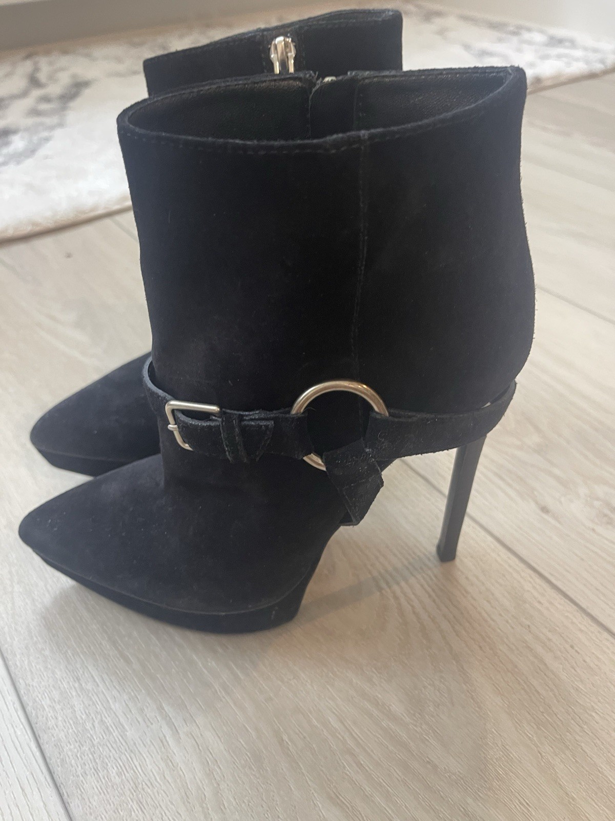 Stivaletti Saint Laurent scamosciati 38