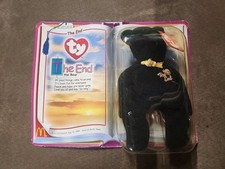 Ty Teenie Beanie Baby The End 1999 Y2k Millennium Teddy Bear