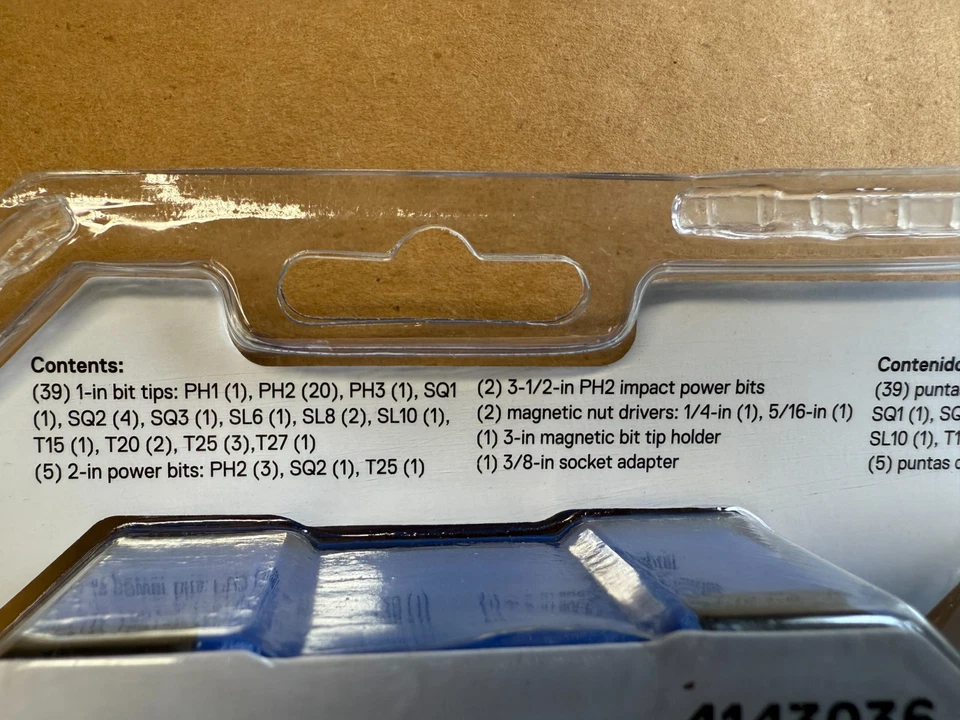 Kobalt Impact Driver Bit Set 50 -Piece 01465 - Image 4 of 4