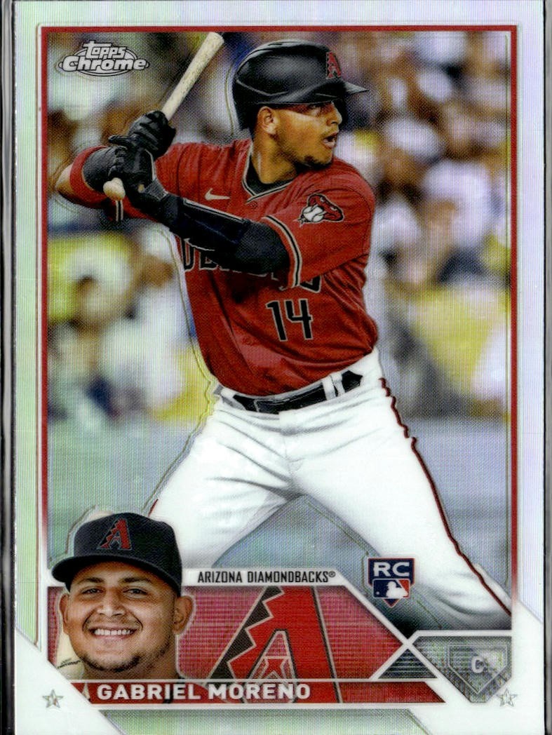 2023 Topps Chrome #189 Gabriel Moreno Prism Refractors