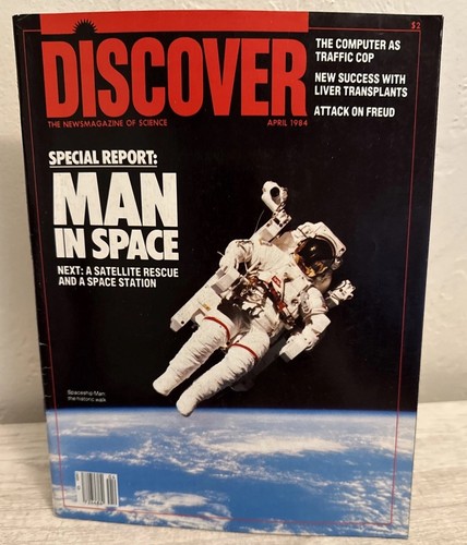 Discover April 1984 Magazine VTG - Picture 1 of 4