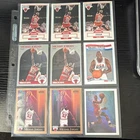 Fleer NBA Hoops Michael Jordan Basketball Card Lot - 9 Cards 1990-91