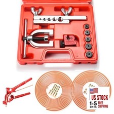 Brake Line Kit, 3/16" 1/4" Brake Line 1/4" 3/16" Brake Line Kit With Bender