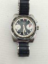 Croton Aviator Sea diver 106 A 43980 PAUL Newman!  Running, Needs A Pusher.