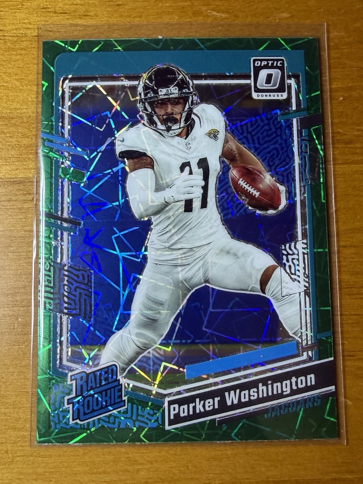 Parker Washington Panini Donruss Optic #254 Green Velocity