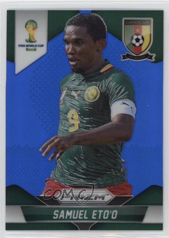 2014 Panini Prizm World Cup Blue Prizm 116/199 Samuel Eto'o #40 0j4n