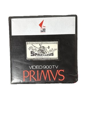 Spartacus Video 900 TV PRIMVS Vintage Movie Film Reel Case Collectible