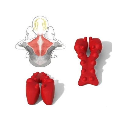 Trapezius Massager, Neck, Shoulder & Upper Back Pain Relief Manual ... Fast Ship