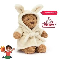New 10" Bartholomew Bear Bathrobe plush doll- With Tag Dust Bag. Gift