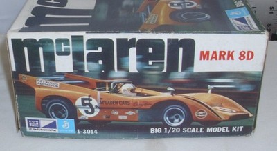 MPC McLAREN MARK 8D RACE CAR MODEL KIT 1:20 BOXED 1-3014 | eBay