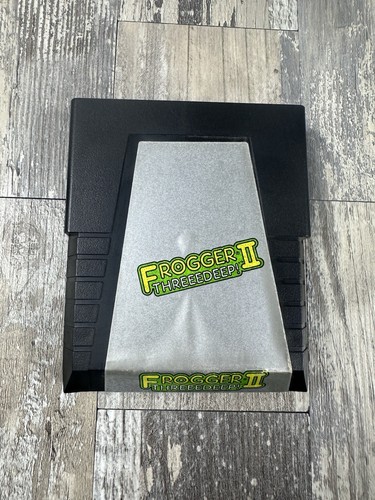 Atari 2600 VCS Frogger II Threeedeep! Three Deep 2 W/ Manual - Picture 4 of 9