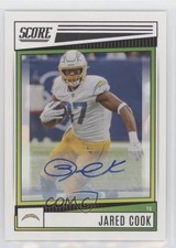 2022 Score Signatures Jared Cook #135 Auto 0t7d