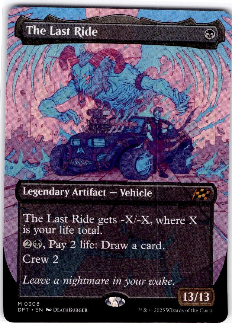 MTG The Last Ride (Borderless) Aetherdrift Mythic #308