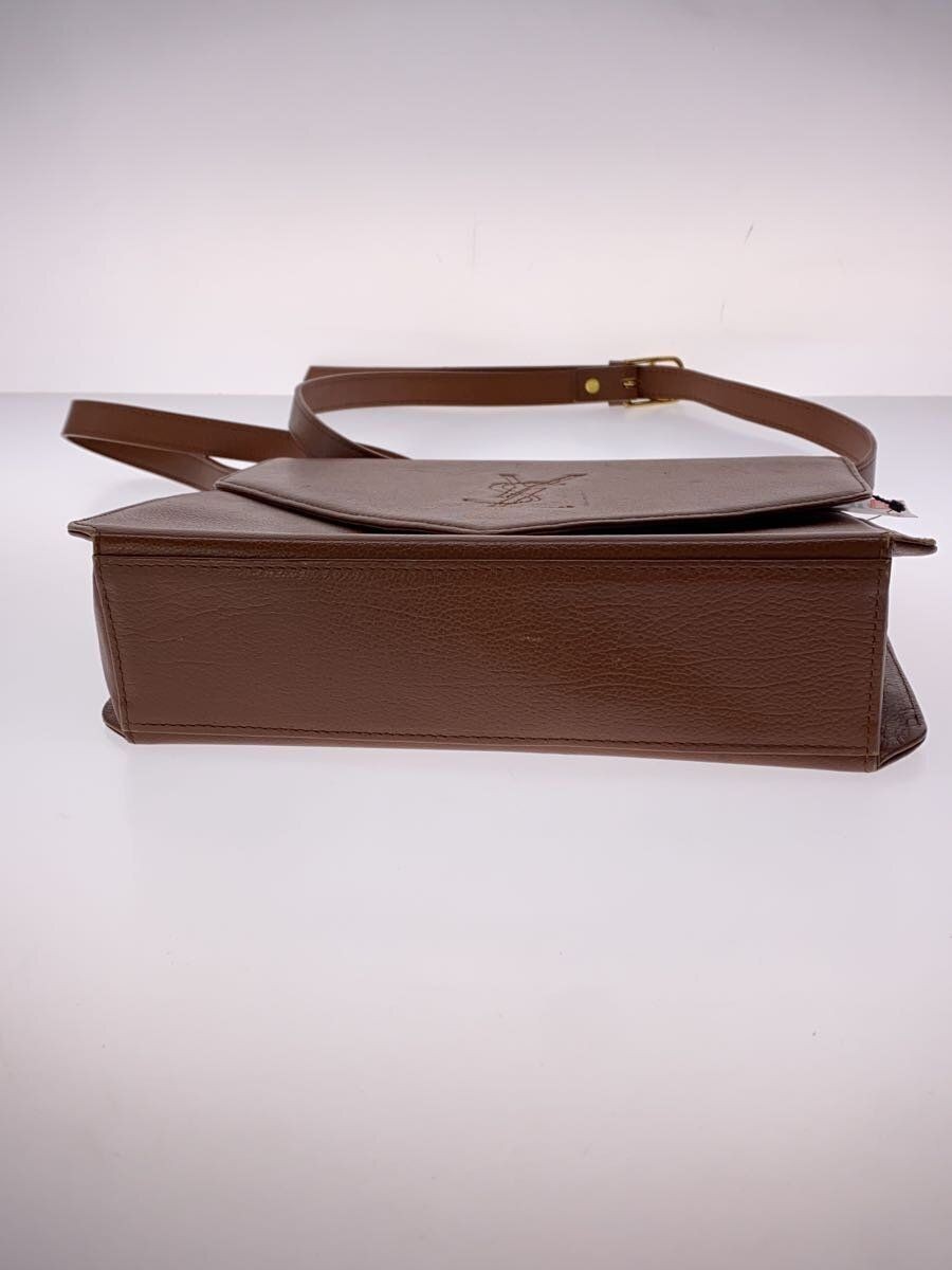 BORSA A TRACOLLA YVES SAINT LAURENT Marrone SOLIDA Usata