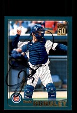 Signed Baseball Card Auto Todd Hundley 2001 Topps Traded #T21 Cubs